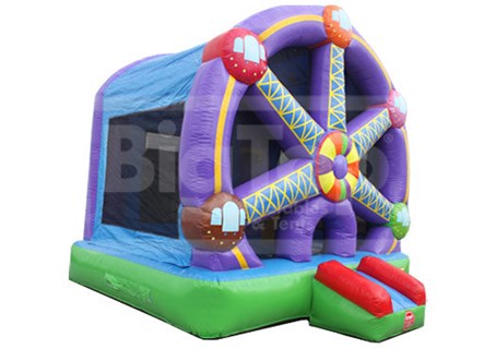 Ferris Wheel Carnival Themed Bounce House rental in Charlotte NC